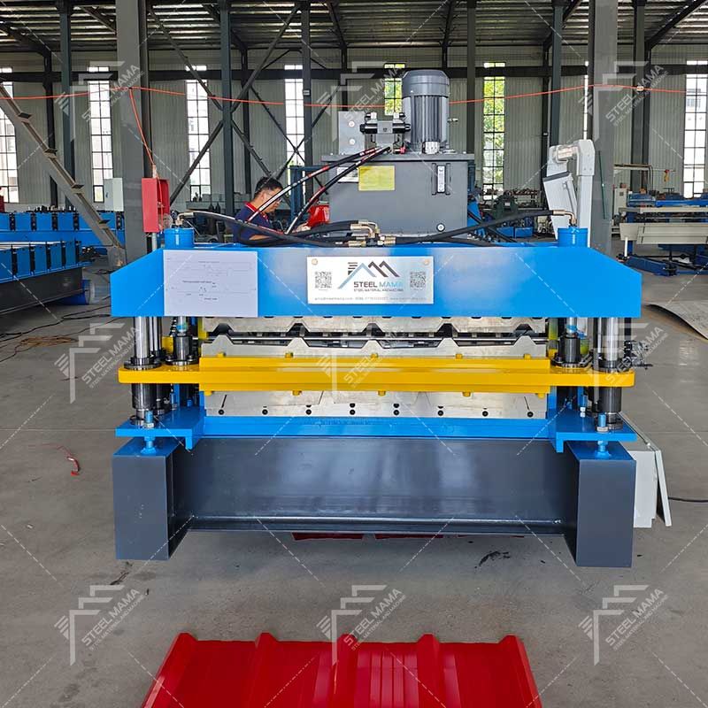 Steelmama High Output TR4 & TR5 Double Roof Panel Roll Forming Machine for Peru