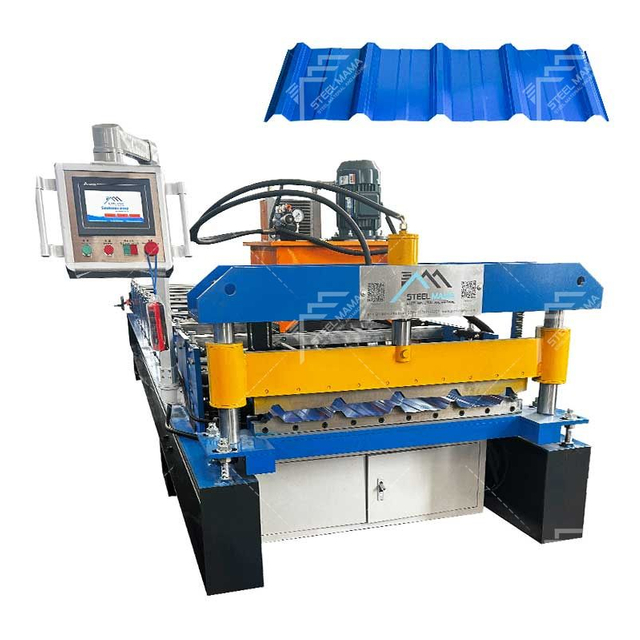 Cameroon Popular Galvanized Color Steel 840 Trapezoidal Roofing Sheet Roll Forming Machine