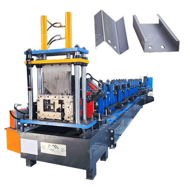 Uganda Popular High Performance Full Automatic CZ Purlin Roll Forming Machine