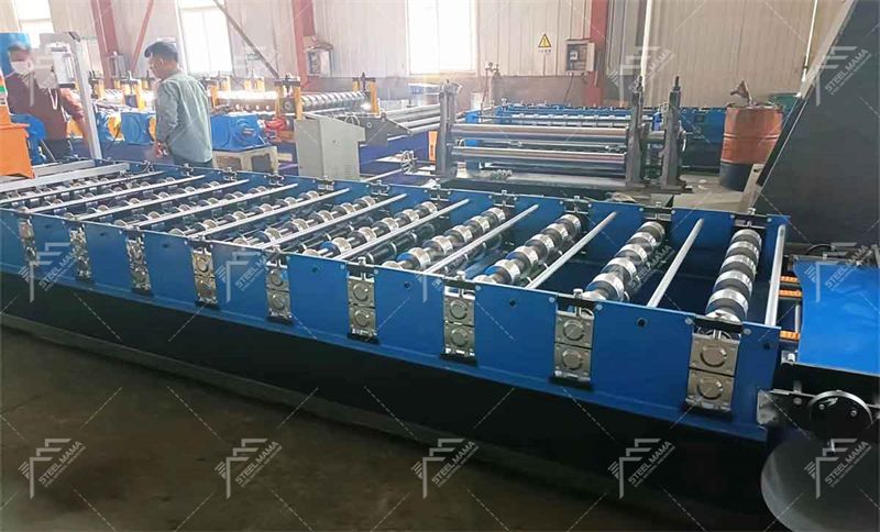trapezoidal sheet roll forming machine
