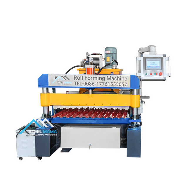Peru Popular 836 Full Automatic Corrugated Iron Sheet Roofing Mmaking Roll Forming Machine