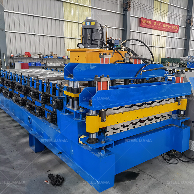 Manufacturing Factory Price Double Layer 980 Trapezoidal Roof Sheet And 1080 Tile Roll Forming Machine