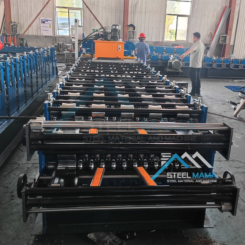 Factory Customized 836 Corrugated And 840 TR5 IBR Tile Double Layer Steel Roofing Panel Roll Forming Machine