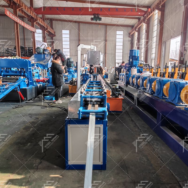 High Speed Full Automatic Light Steel Keel Cold Roll Forming Machine For Iraq