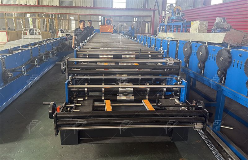 double layer roofing sheet forming machine