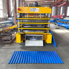 Chile Popular High Standard Automatic 1025 Tile & 5V & 836 Corrugated Roofing Sheet Three Layer Machine