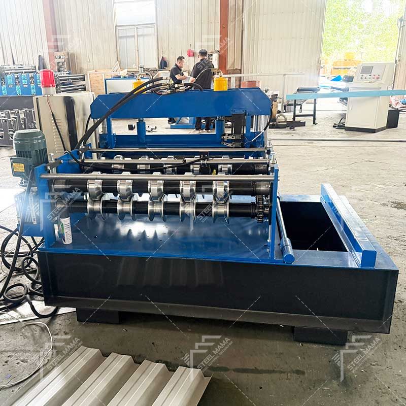 Steelmama South Africa Popular Colored Metal Trapezoid Arch Sheet Roll Forming Crimping Machine