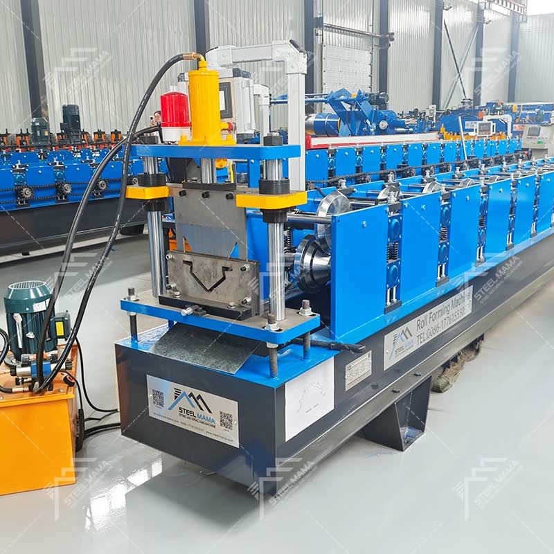 Steelmama High Efficiency Metal Roof Ridge Cap Roll Forming Machine for Ghana
