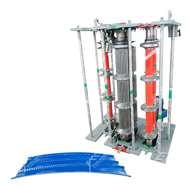 Peru Popular Hydraulic Metal Arch Steel Profile Curving Vertical Roll Forming Machine