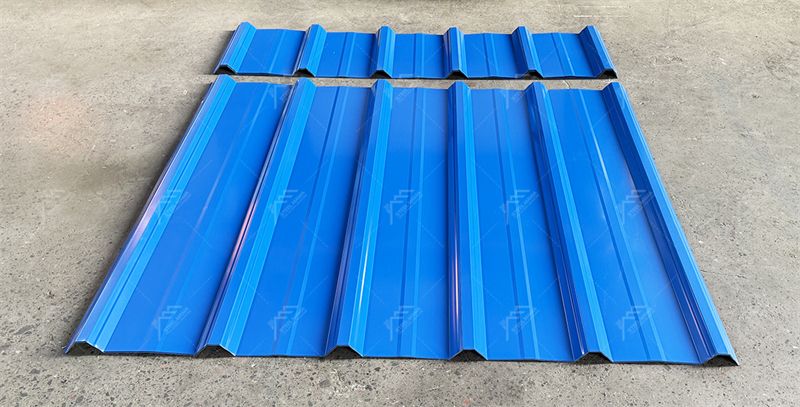 1025 Trapezoidal Roofing Sheet Roll Forming Machine