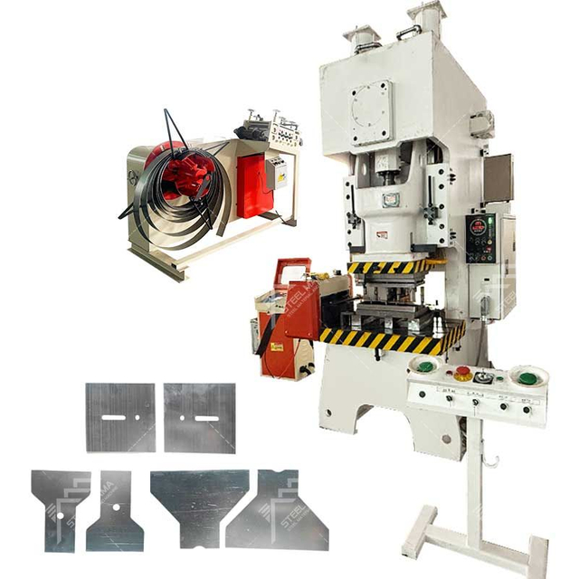 Steelmama Mexico Popular High Productivity Automatic Metal Punching Making Machine Production Line 