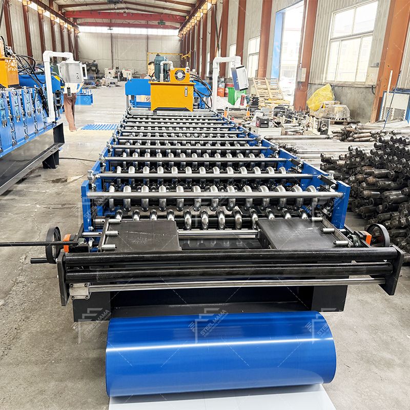 America Popular Galvanized Metal 836 Corrugated Roof Sheet Roll Forming Machine