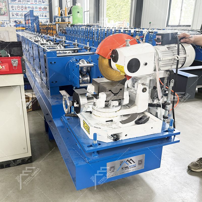 India Popular High Quality Full Automatic Steel Gutter Roll Forming Machine