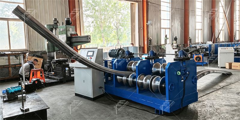 W Beam Highway Guardrail Curving machine