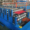 Double Layer Corrugated Profile Steel Roofing Sheet Roll Forming Machine For Building Material