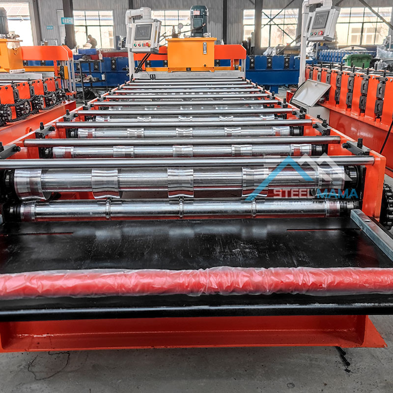High Quality Full Automatic Metal Glazed IBR Trapezoidal Roof Sheet Roll Forming Machine For America
