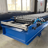 G550 Full Automatic Glazed Metal Tile Roofing Corrugated Sheet Cold Roll Forming Machine Production Line