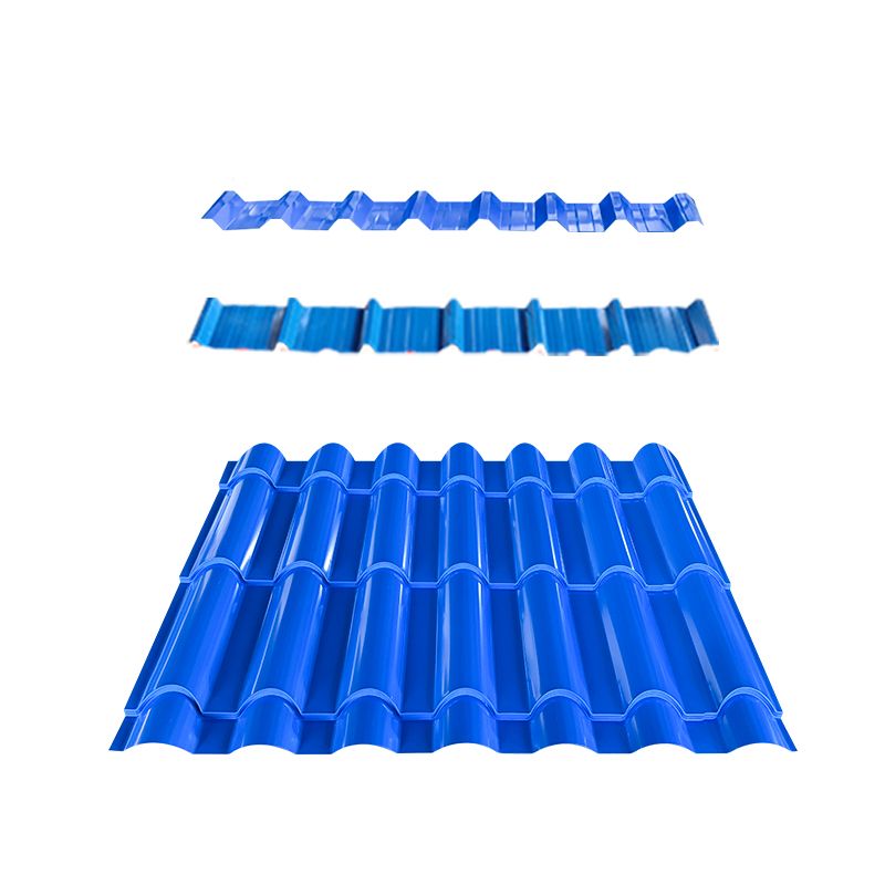 Mexico Popular High Efficiency TR4 Trapezoidal & R101 Trapezoidal & 950 Tile Roofing Sheet Three Layer Machine