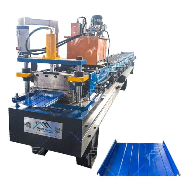 Ghana Popular High Standard Full Automatic Self Lock Roof Sheet Roll Forming Machine