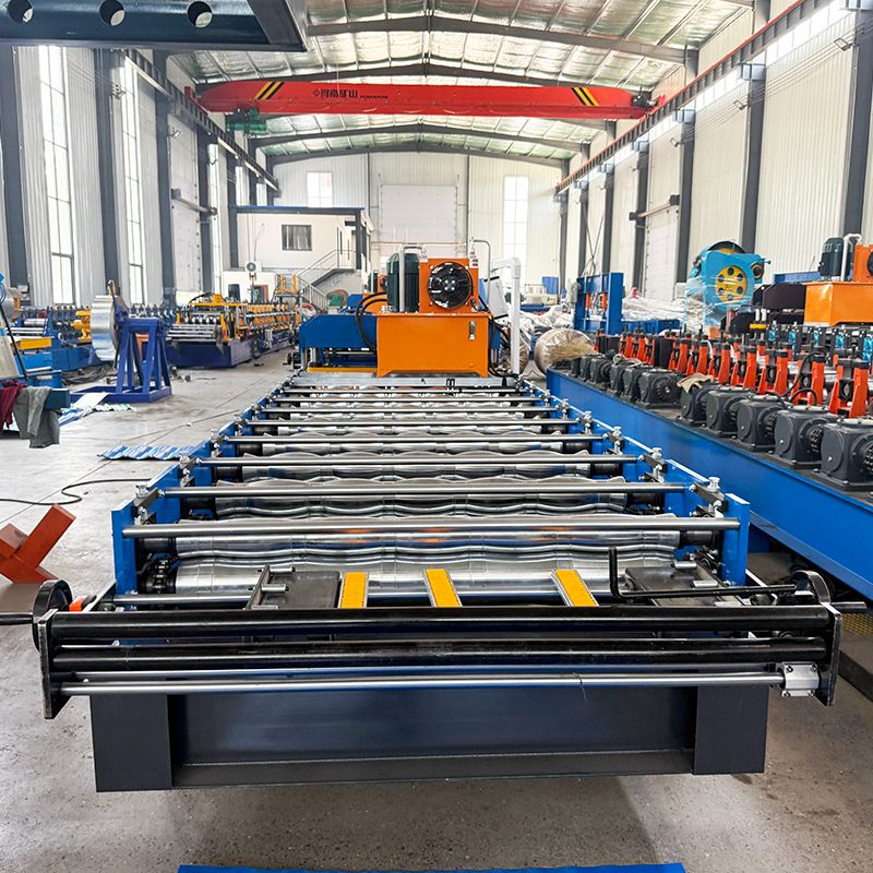Ethiopia Popular Full Automatic 1035 Tile Roof Sheet Roll Forming Machine