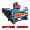 Argentina Popular High Efficiency 988 Corrugated & 1010 IBR Double Layer Roofing Panel Roll Forming Machine