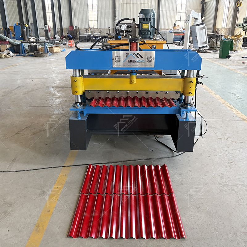Zambia Popular High Standard Metal Corrugated Roof Sheet Roll Forming Machine