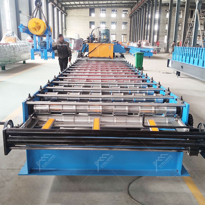 Russian Popular High Output Automatic Tile Roof Sheet Roll Forming Machine