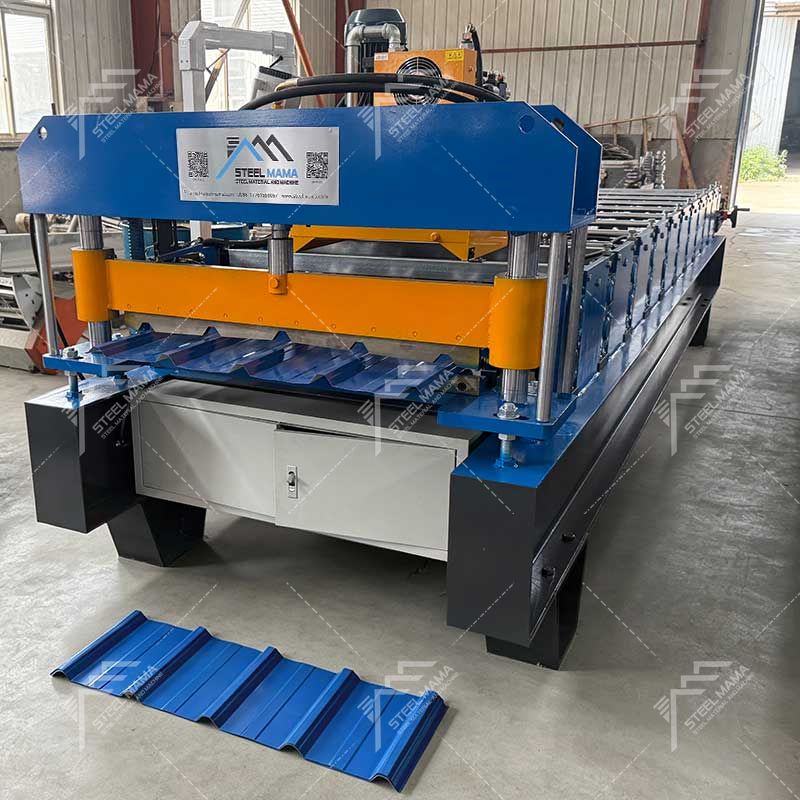 Steelmama Cameroon Popular 840 Trapezoidal Cold Roof Panel Sheet Roll Forming Machine for Sale