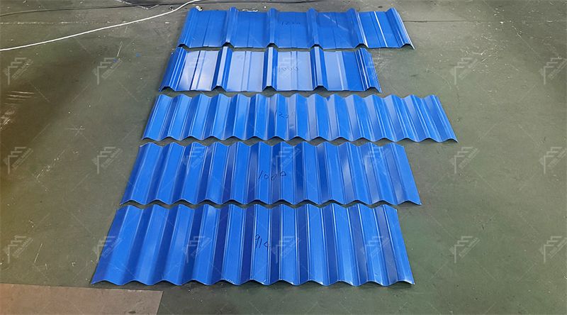 Trapezoidal & corrugated Roofing Sheet Double Layer Machine