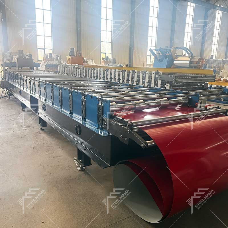Peru Popular Full Automatic TR4 Trapezoidal Roofing Sheet Panel Roll Forming Machine Line