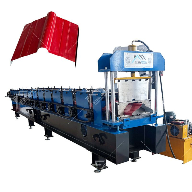 Cameroon Popular Customizable Full Automatic Ridge Cap Roof Panel Forming Machine