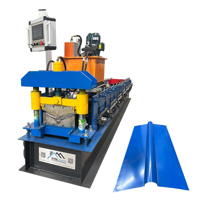 South Sudan Popular Full Automatic High Efficiency 400 Ridge Cap Roll Forming Machine