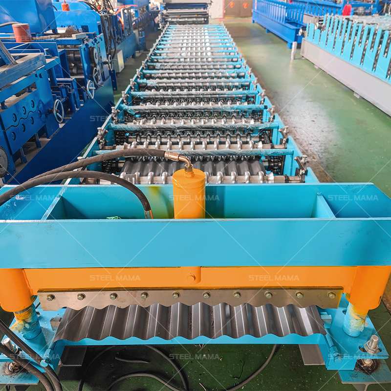 High Quality CE Standard Steel Metal 988mm Arc Corrugated Roofing Sheet Roll Forming Machine