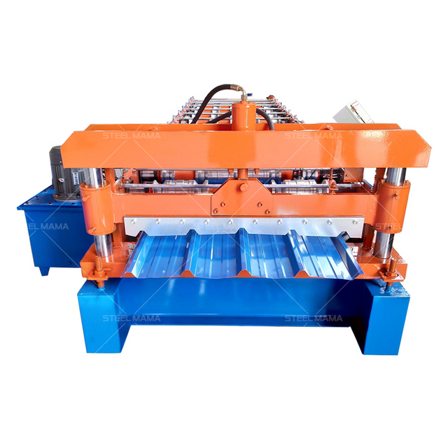 Manufacturer Trapezoidal TR5 roofing sheet machine IBR Color Steel Panel Roll Forming Making Machine price
