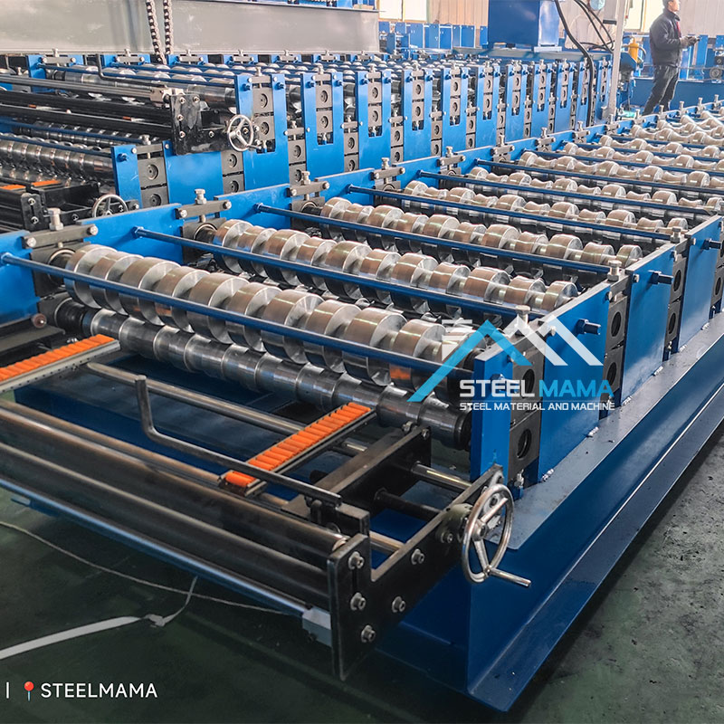 Bolivia Popular 680 Metal Roofing Galvanized Corrugated Steel Sheet Tile Making Roll Forming Machine