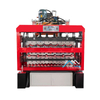 Paraguay Popular 1025 IBR 988 Corrugated And 980 Glazed Tile Three Layer Color Steel Sheet Roll Forming Machine