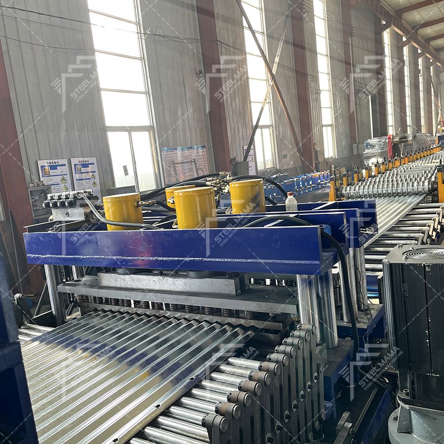 Customized 500-10000 Ton Corn Wheat Paddy Rice Silo Steel Silo Corrugated Side Panel Roll Forming Machine For Bolivia