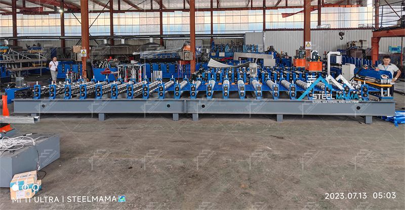 Gear Box IBR Roof Panel Roll Forming Machinery