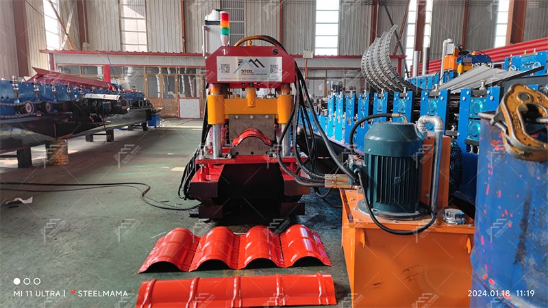 ridge cap roll forming machine