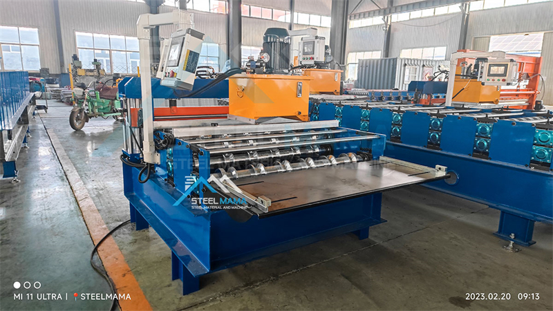 Roofing Sheet Automatic Crimping Machine