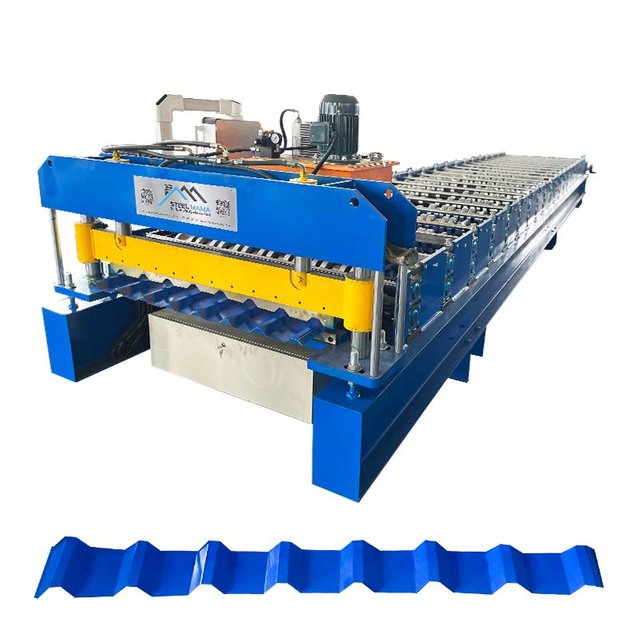 Honduras Popular High Output Full Automatic R101 Trapezoidal Roofing Sheet Roll Forming Machine