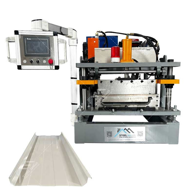 Steelmama El Salvador Popular Economical Kr18 Standing Seam Roll Forming Machine