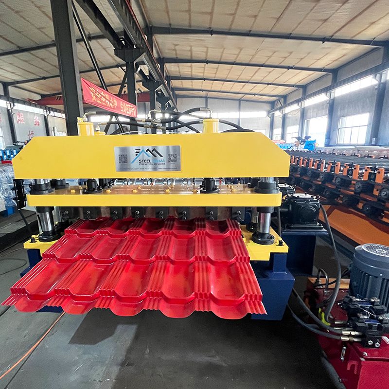 Custom Design Reliable High Speed 1120 Tile Roof Sheet Roll Forming Machine for Russian