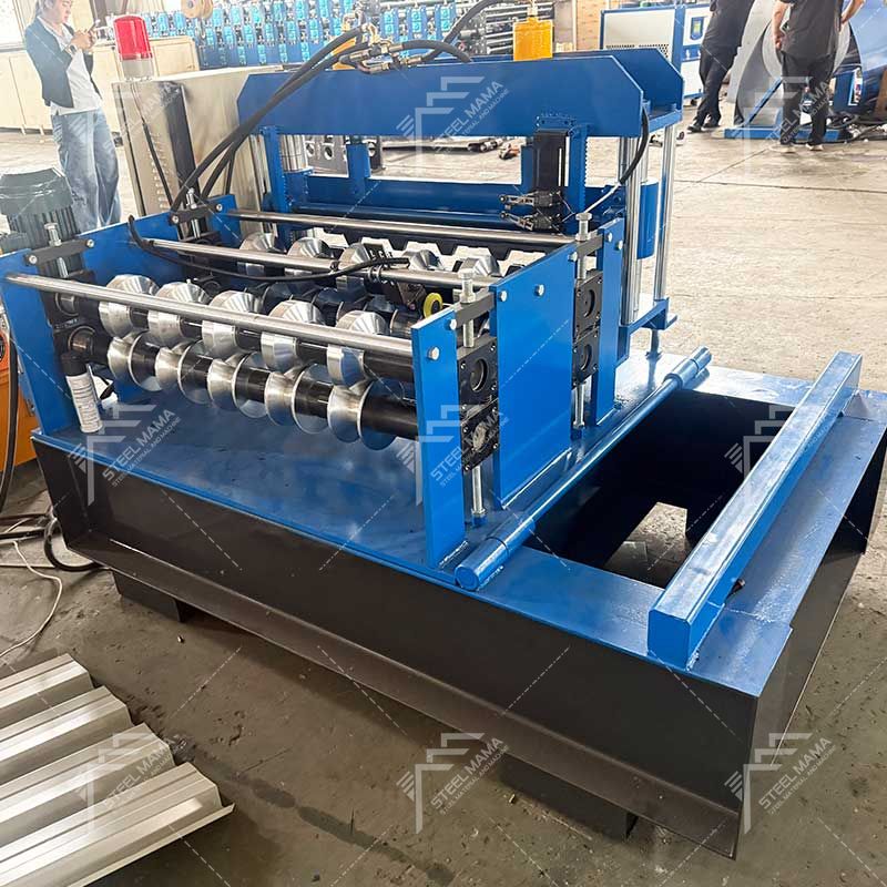Steelmama South Africa Popular Colored Metal Trapezoid Arch Sheet Roll Forming Crimping Machine
