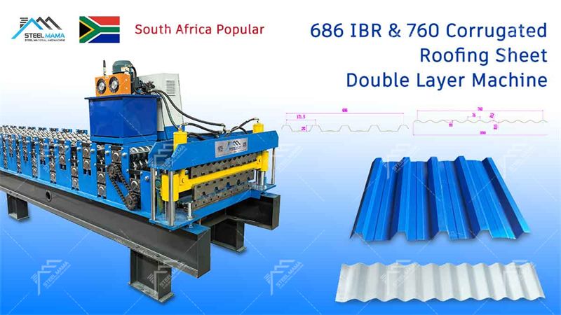 roof panel roll forming Double Layer Machine for sale