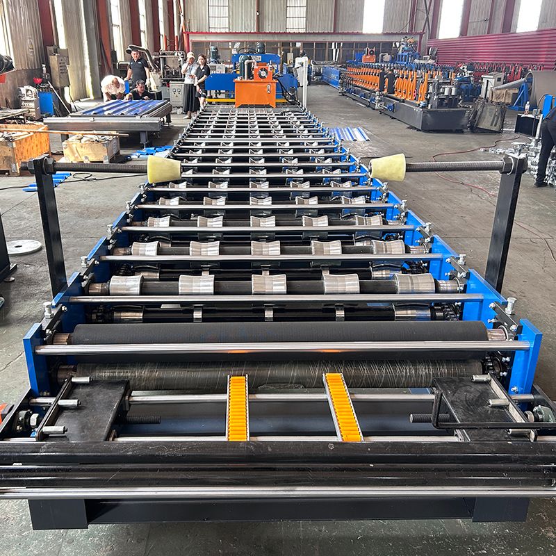 India Popular Premium Full Automatic 1000 Trapezoidal Roofing Sheet Roll Forming Machine