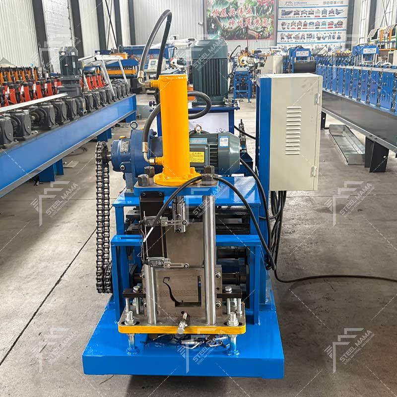 Steelmama America Popular Metal High Speed Portable K Gutter Roll Forming Machine Line