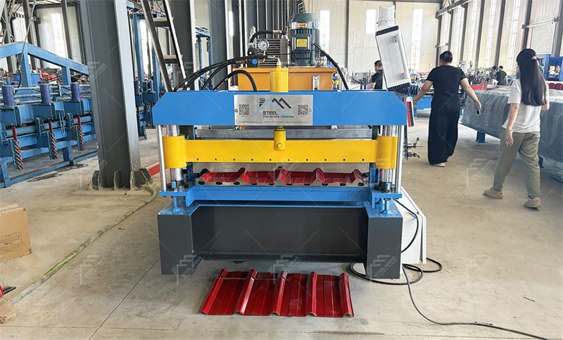 metal IBR roof roll forming machine