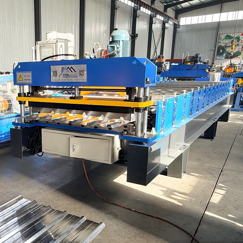 Nigeria Popular Factory Supply Premium Full Automatic Long Span Roofing Sheet Roll Forming Machine