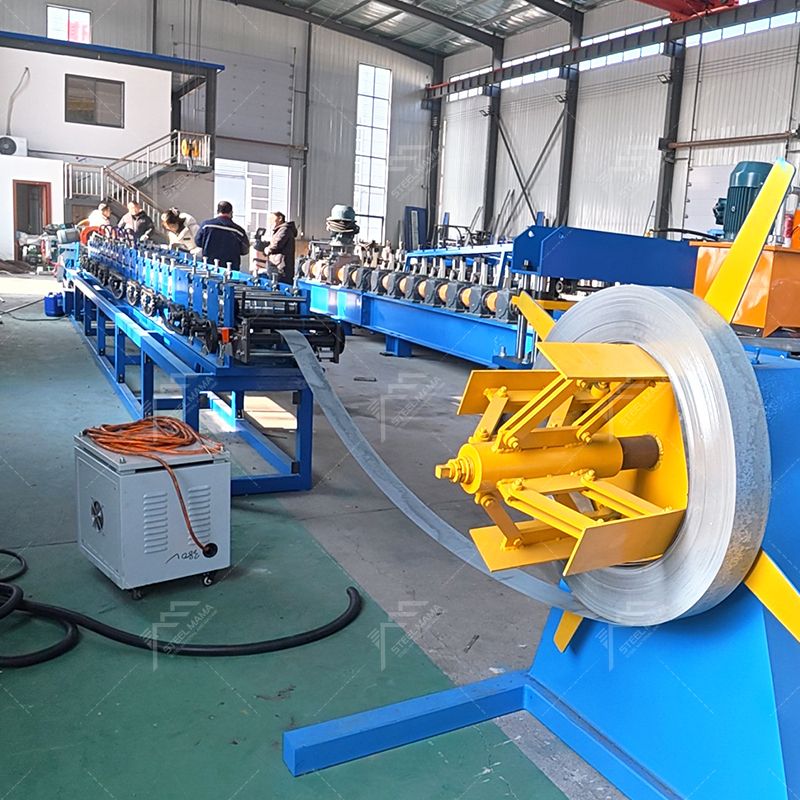 Nigeria Popular High Efficiency Full Automatic Oval Pipe Roll Forming Machine